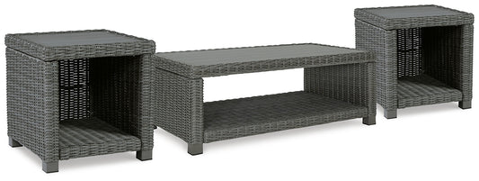 Ashley Express - Elite Park Outdoor Coffee Table with 2 End Tables
