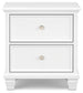Fortman Queen Panel Bed with Mirrored Dresser, Chest and Nightstand